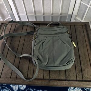 Travelon Anti-Theft Signature Slim Day Bag with 5-Point Anti-Theft Protection